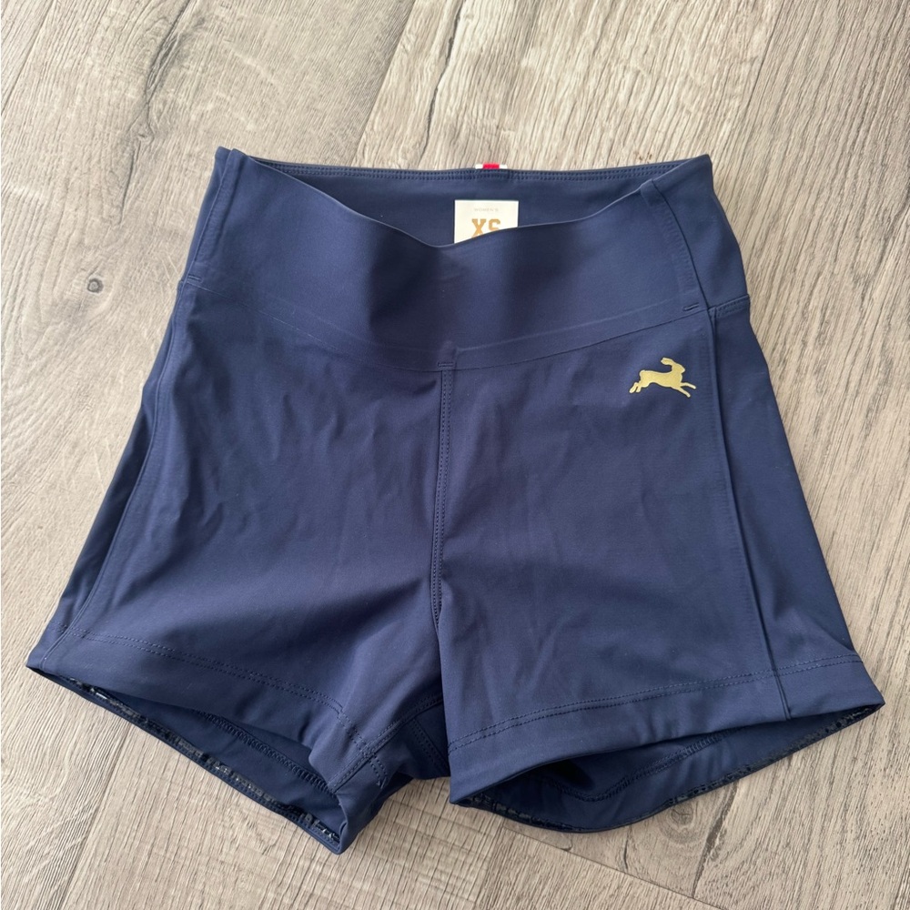 Tracksmith Women's Navy Blue Short Tights